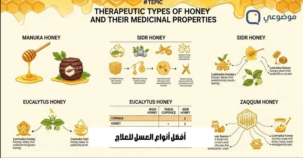 أفضل أنواع العسل للعلاج