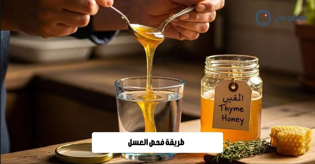 طريقة فحص العسل