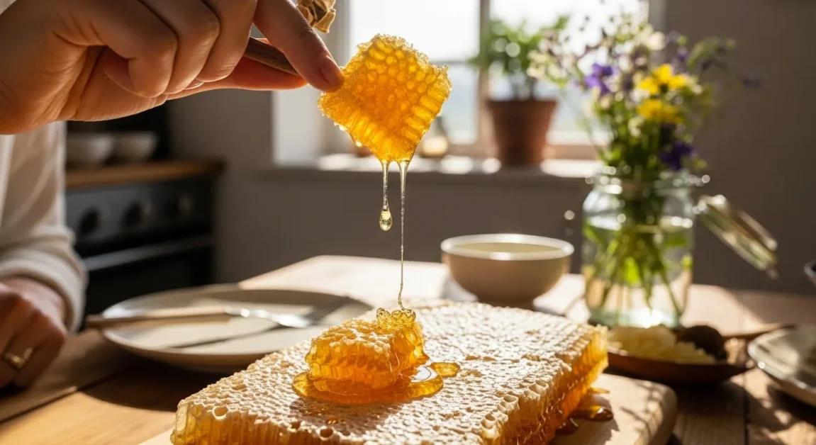 فوائد أكل شمع العسل