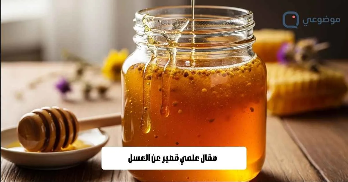 مقال علمي قصير عن العسل