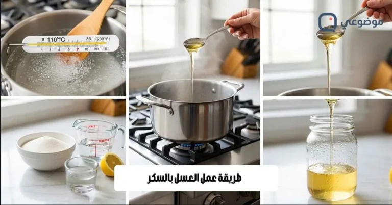 طريقة عمل العسل بالسكر